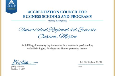 Universidad Regional del Sureste_Member Certificate 1