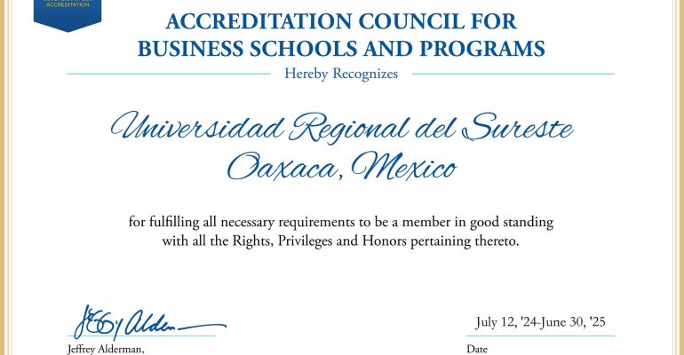 Universidad Regional del Sureste_Member Certificate 1